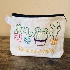 Cactus makeup bag